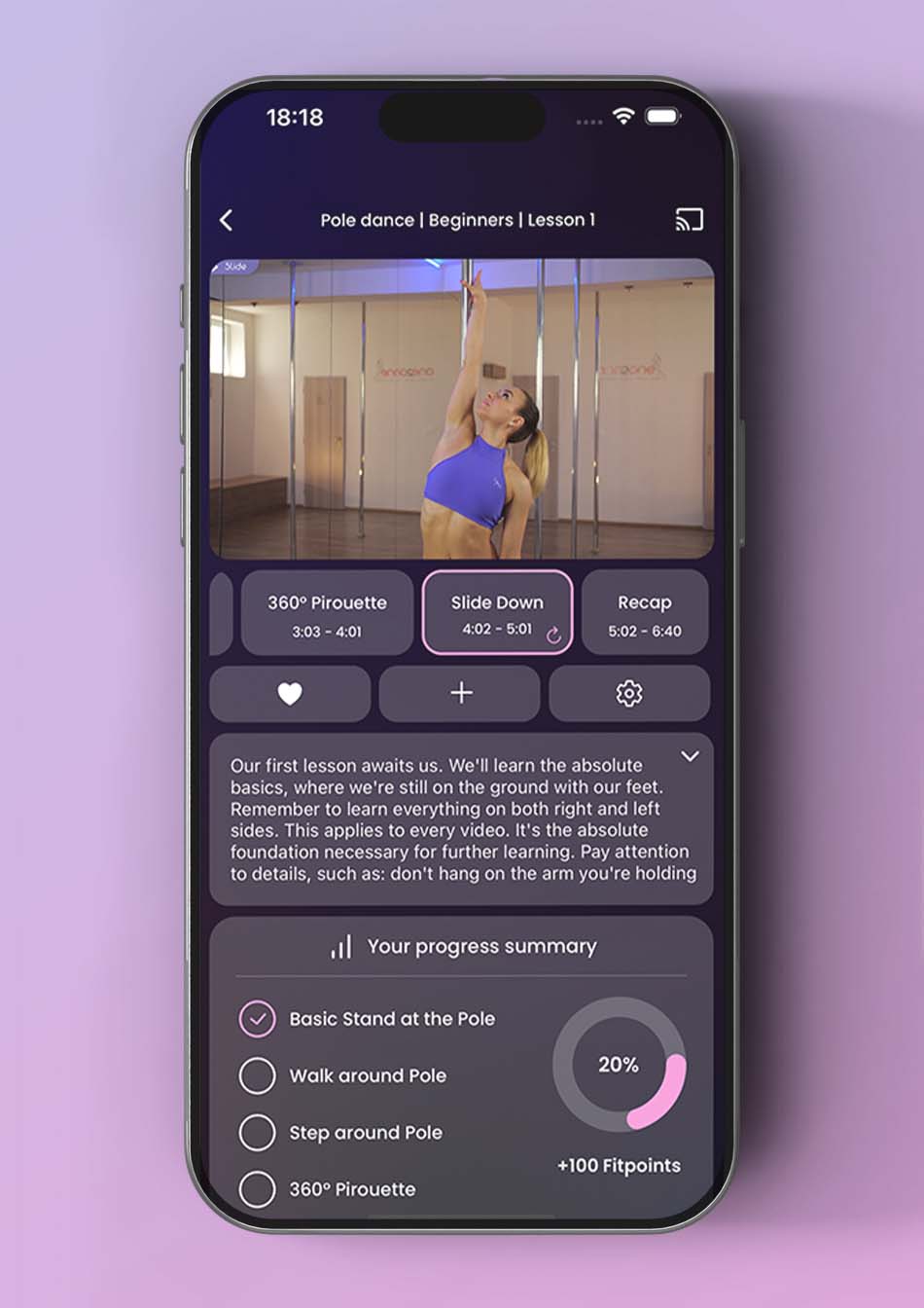 Fitplayce personalized workouts feature